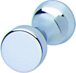 Hafele 137.21.205: 14mm Round Cabinet Knob - Polished Chrome