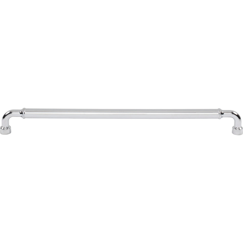 Top Knobs TK3418PC: 12" cc Lavington Cabinet Pull - Polished Chrome