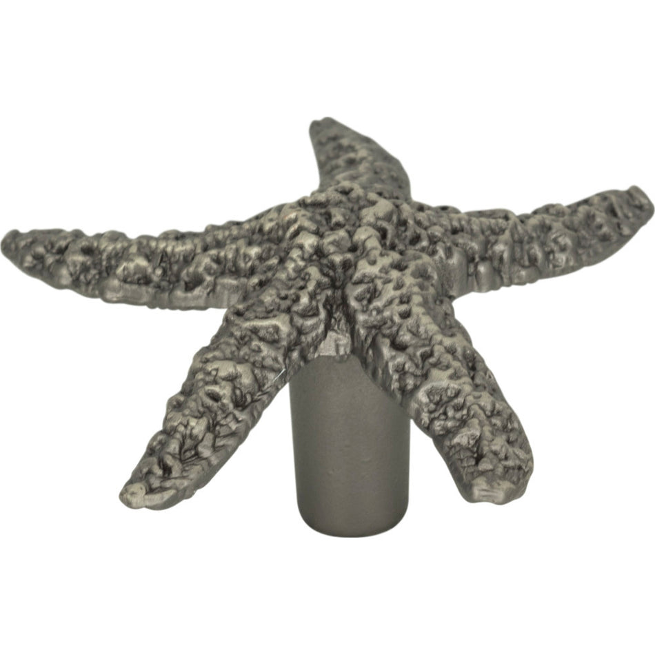 Atlas 142-P: 2" Nautical Starfish Cabinet Knob - Pewter
