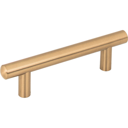 Jeffrey Alexander 146SBZ: 96mm cc Key West Round Bar Cabinet Pull - Satin Bronze