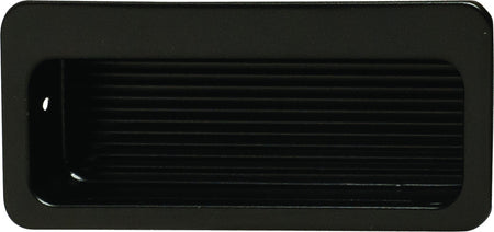 Hafele 151.00.311: 75mm Architectural Inset Pull - Matte Black