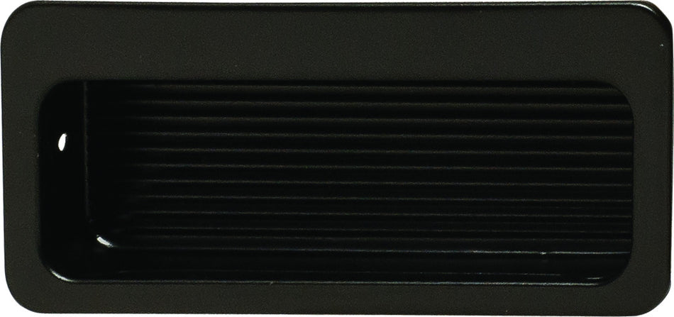 Hafele 151.00.311: 75mm Architectural Inset Pull - Matte Black