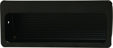Hafele 151.00.320: 100mm Architectural Inset Pull - Matte Black