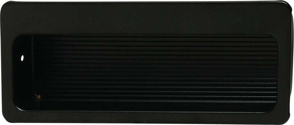 Hafele 151.00.320: 100mm Architectural Inset Pull - Matte Black