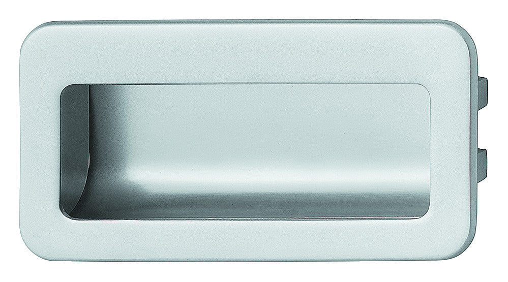 Hafele 151.35.262: 96 Architectural Inset Pull - Matte Chrome