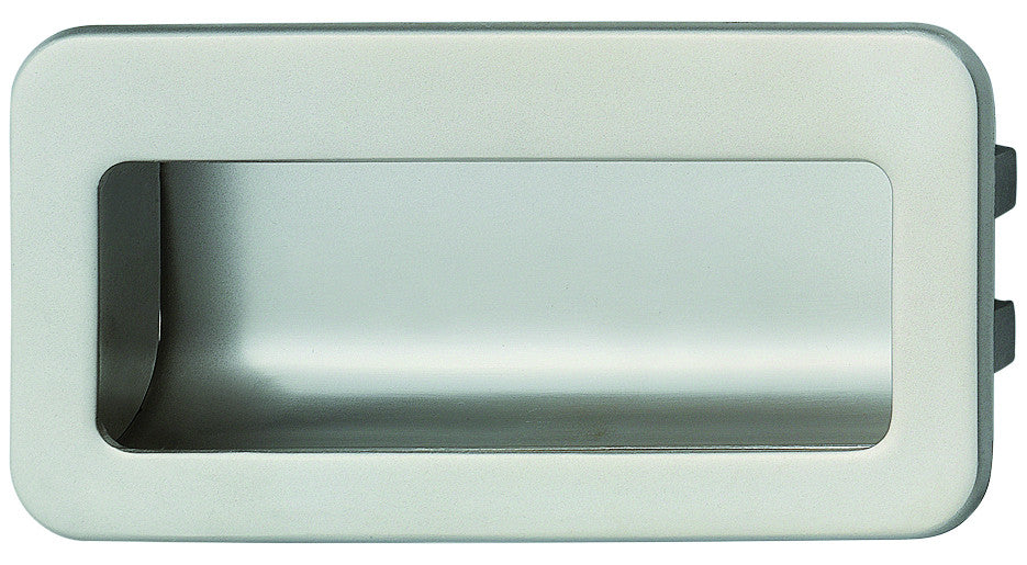 Hafele 151.35.665: 96 Architectural Inset Pull - Matte Nickel