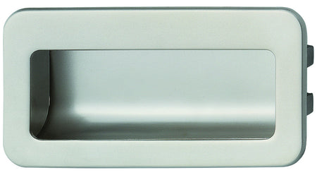 Hafele 151.35.665: 96 Architectural Inset Pull - Matte Nickel