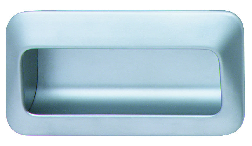 Hafele 151.50.215: 96 Architectural Inset Pull - Matte Chrome