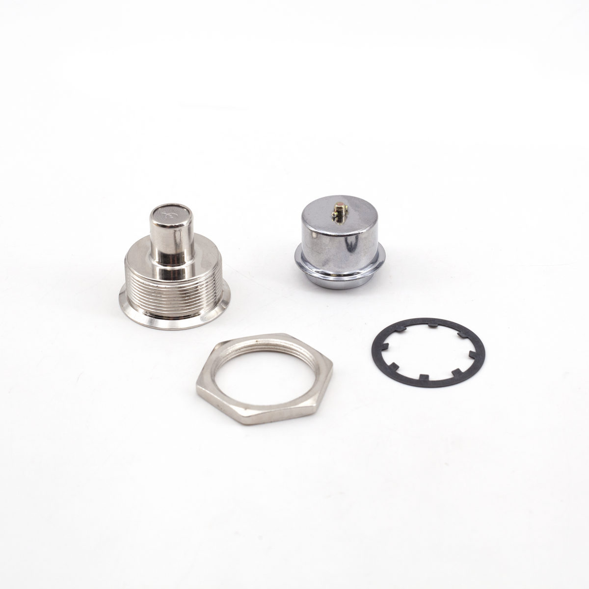 Sugatsune 151F-01-2: 20.5mm Flush Push Lock Fastener - Polished Chrome