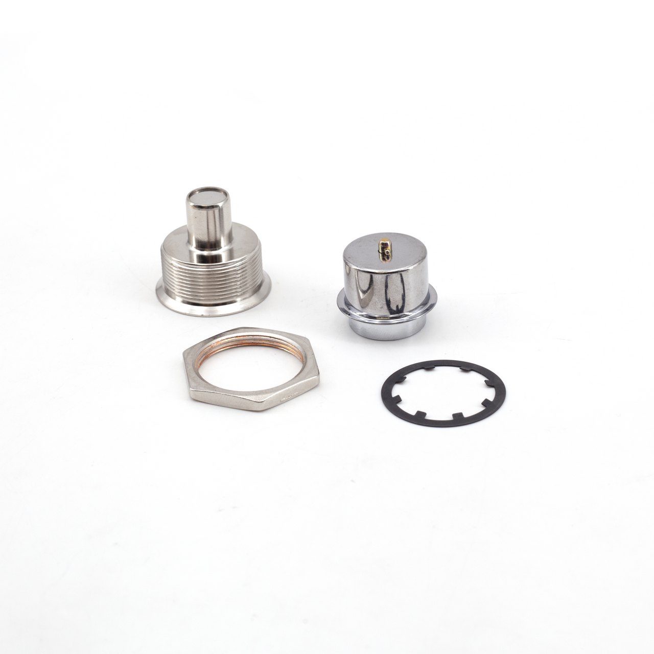 Sugatsune 151F-03-2: 22mm Flush Push Lock Fastener - Polished Chrome