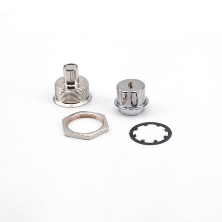 Sugatsune 151F-03-2: 22mm Flush Push Lock Fastener - Polished Chrome