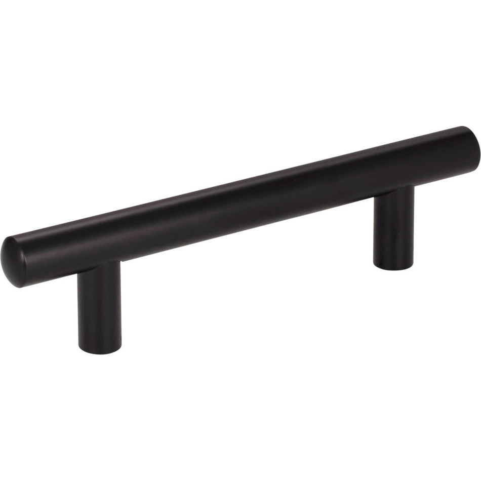 Jeffrey Alexander 152MB: 96mm cc Key West Round Bar Cabinet Pull - Matte Black