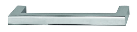 Hafele 155.00.040: 96mm cc Vogue Square Bar Cabinet Pull - Polished Chrome