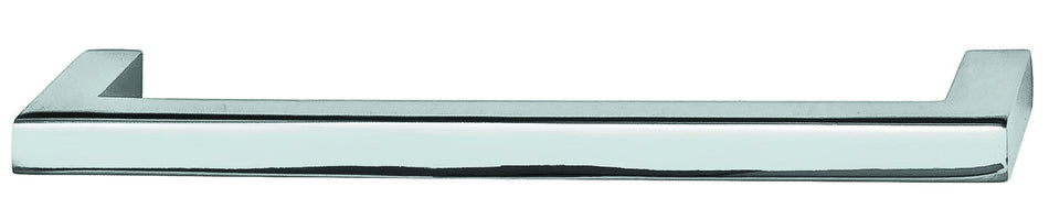 Hafele 155.00.041: 128mm cc Vogue Square Bar Cabinet Pull - Polished Chrome