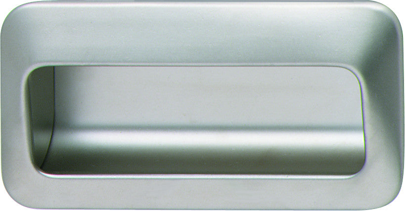 Hafele 155.00.540: 110mm Architectural Inset Pull - Matte Nickel