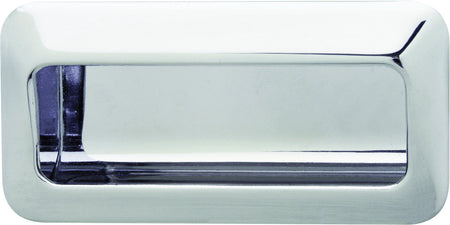 Hafele 155.00.545: 110mm Architectural Inset Pull - Polished Chrome