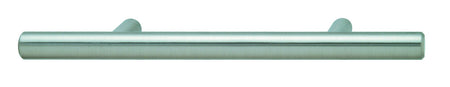 Hafele 155.00.781: 128mm cc Elemental Round Bar Cabinet Pull - Stainless Steel Look