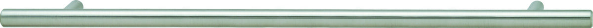 Hafele 155.00.787: 256mm cc Elemental Round Bar Cabinet Pull - Stainless Steel Look