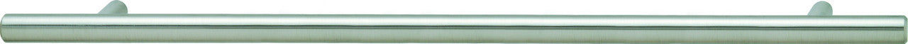 Hafele 155.00.787: 256mm cc Elemental Round Bar Cabinet Pull - Stainless Steel Look