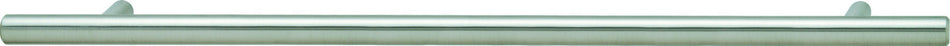 Hafele 155.00.787: 256mm cc Elemental Round Bar Cabinet Pull - Stainless Steel Look