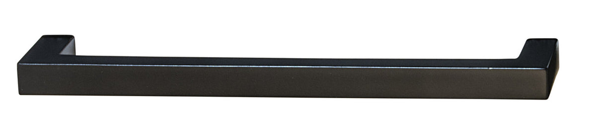 Hafele 155.01.611: 128mm cc Vogue Square Bar Cabinet Pull - Matte Black