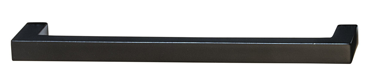 Hafele 155.01.611: 128mm cc Vogue Square Bar Cabinet Pull - Matte Black