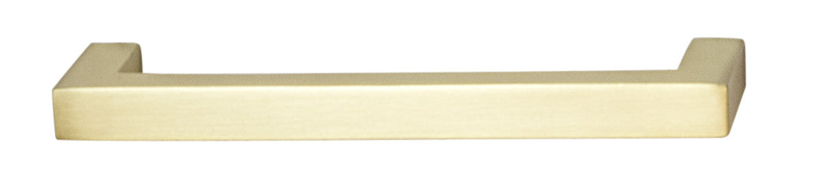Hafele 155.01.620: 96mm cc Vogue Square Bar Cabinet Pull - Brushed Brass