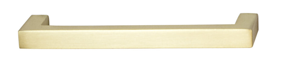 Hafele 155.01.620: 96mm cc Vogue Square Bar Cabinet Pull - Brushed Brass
