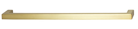 Hafele 155.01.622: 192mm cc Vogue Square Bar Cabinet Pull - Brushed Brass