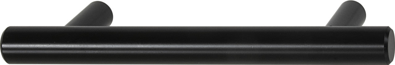 Hafele 155.01.668: 3-1/2"cc Bar Pulls Round Bar Cabinet Pull - Matte Black
