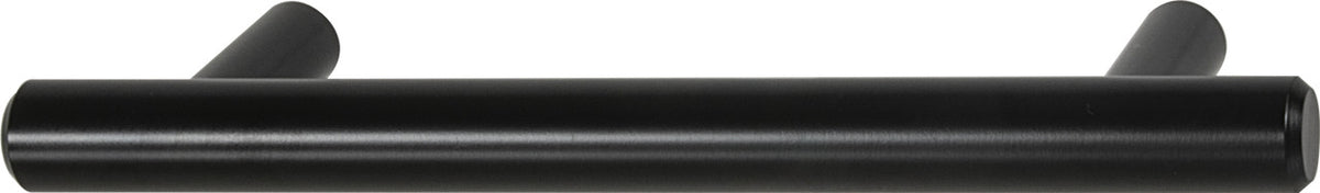 Hafele 155.01.669: 4"cc Bar Pulls Round Bar Cabinet Pull - Matte Black