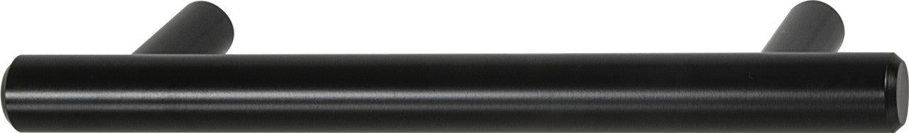Hafele 155.01.669: 4"cc Bar Pulls Round Bar Cabinet Pull - Matte Black