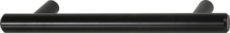 Hafele 155.01.669: 4"cc Bar Pulls Round Bar Cabinet Pull - Matte Black
