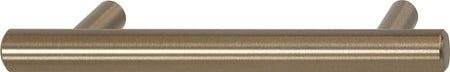 Hafele 155.02.411: 96mm cc Bar Pulls Round Bar Cabinet Pull - Matte Gold