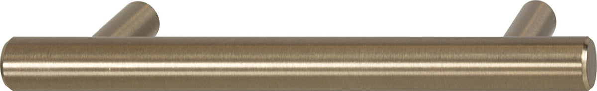 Hafele 155.02.412: 4"cc Bar Pulls Round Bar Cabinet Pull - Matte Gold
