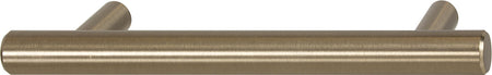 Hafele 155.02.412: 4"cc Bar Pulls Round Bar Cabinet Pull - Matte Gold