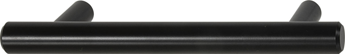 Hafele 155.99.002: 96mm cc Bar Pulls Round Bar Cabinet Pull - Matte Black