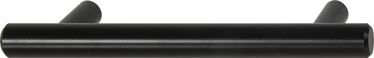 Hafele 155.99.002: 96mm cc Bar Pulls Round Bar Cabinet Pull - Matte Black