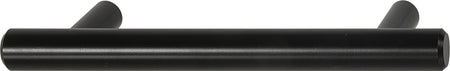 Hafele 155.99.002: 96mm cc Bar Pulls Round Bar Cabinet Pull - Matte Black