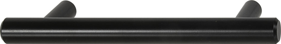 Hafele 155.99.002: 96mm cc Bar Pulls Round Bar Cabinet Pull - Matte Black