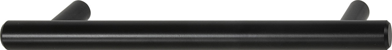 Hafele 155.99.017: 128mm cc Bar Pulls Round Bar Cabinet Pull - Matte Black