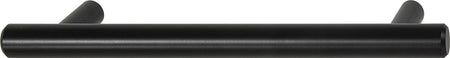 Hafele 155.99.017: 128mm cc Bar Pulls Round Bar Cabinet Pull - Matte Black