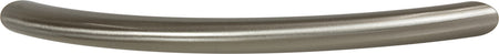 Hafele 155.99.027: 128mm cc Crescent Bow Cabinet Pull - Satin/Brushed Nickel