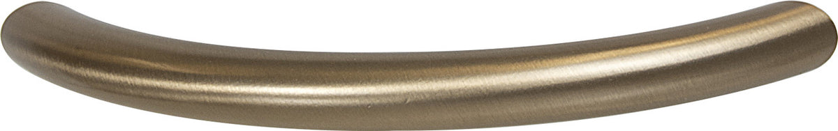 Hafele 155.99.032: 96mm cc Crescent Bow Cabinet Pull - Matte Gold