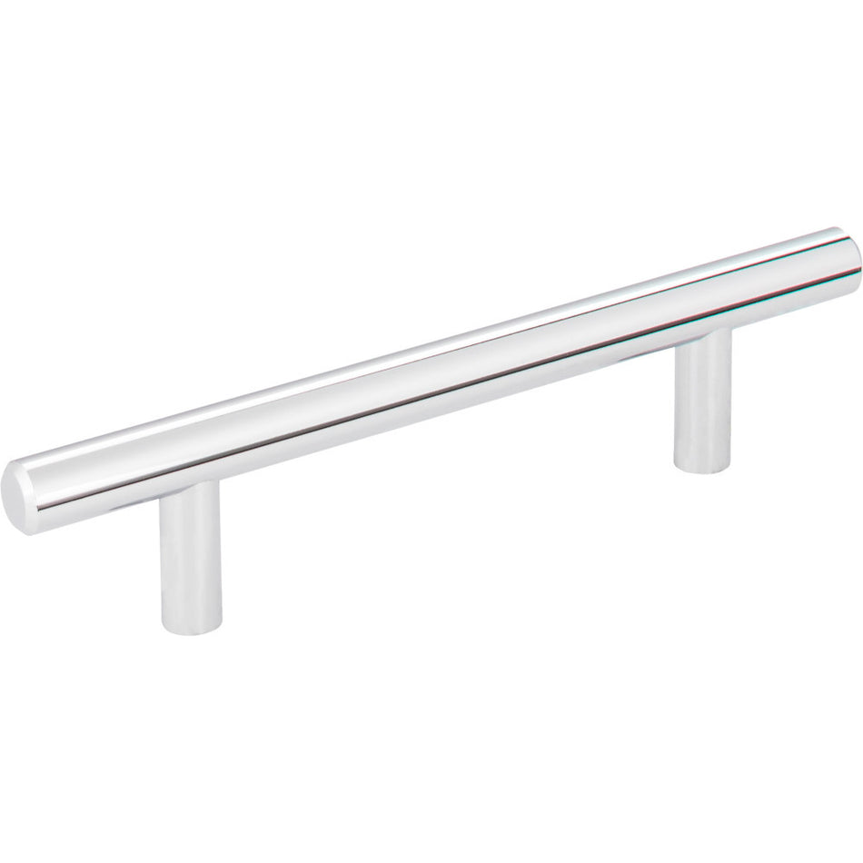 Elements 156PC: 96 mm cc Naples Round Bar Cabinet Pull - Polished Chrome