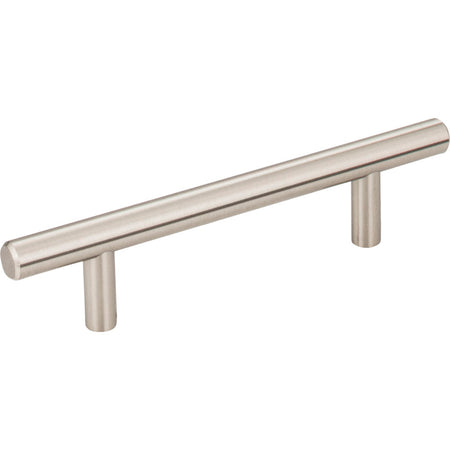 Elements 156SN: 96 mm cc Naples Round Bar Cabinet Pull - Satin Nickel