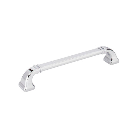Jeffrey Alexander 165-160PC: 160mm cc Ella D-Handle Cabinet Pull - Polished Chrome