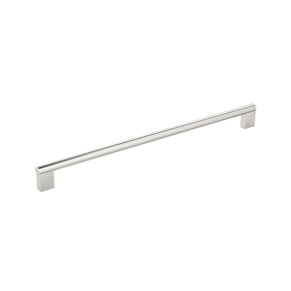 Sugatsune 1653-S: 342mm cc Round Bar Cabinet Pull - Satin Stainless Steel