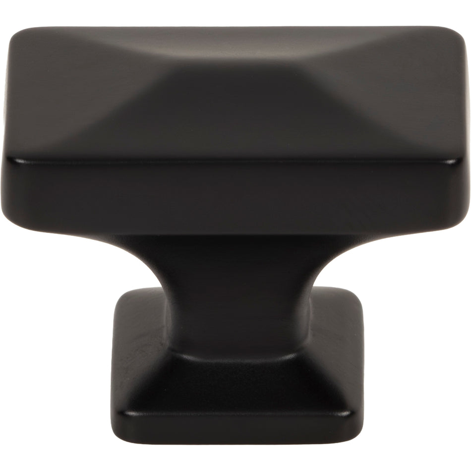 Top Knobs TK3310BLK: 1-1/4"  Califon Cabinet Knob - Flat Black