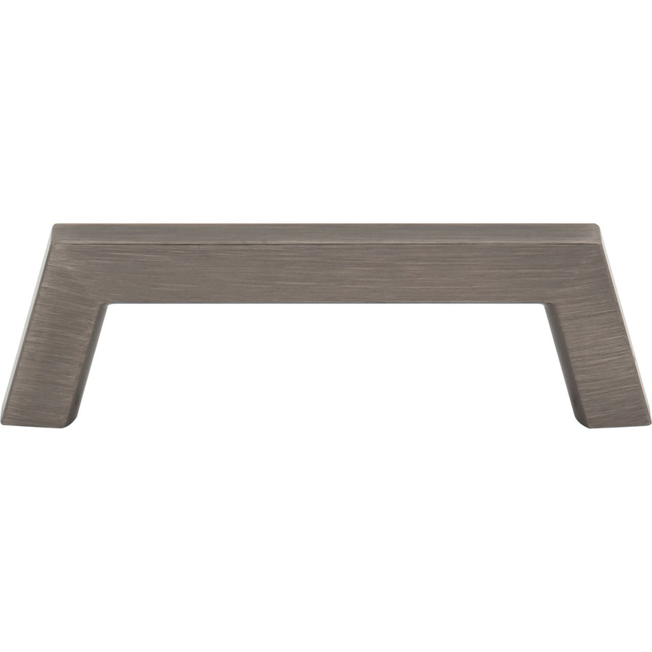 Jeffrey Alexander 566-96BNBDL: 96mm cc Ivan Bar Cabinet Pull - Brushed Pewter